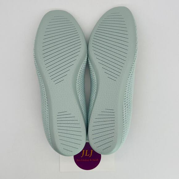 Allbirds Women's Tree Breezer Frost Blue Breathable Comfort Ballet Flats Size 5 - Picture 9 of 10